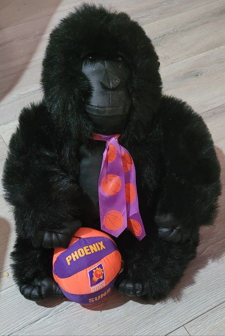 Black Gorilla w/Ribbon Tie & Phoenix Sun's Ball