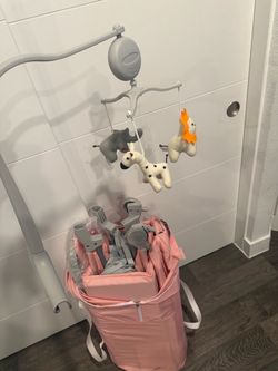Baby Crib Mobile with Animal Plush Toys