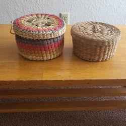 New Wicker Baskets Both For $35.00
