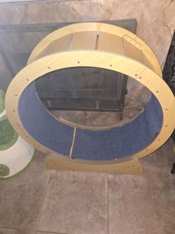 36" Large Cat Exercise Wheel for - Solid Wood Cat Treadmill for Cats Up to 110 lbs