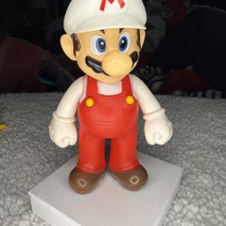 Fire Mario PVC Plastic Figure Toy 5"