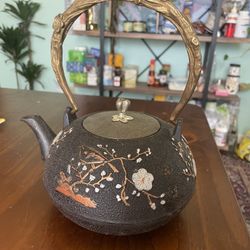 Ornate Iron Teapot