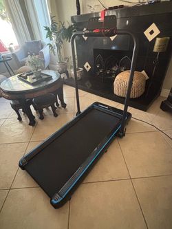 Foldable Walking pad with bar