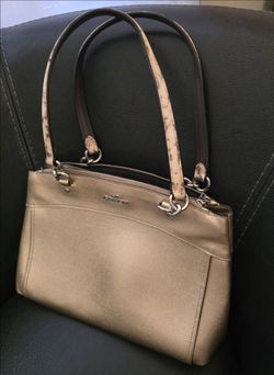 Genuine COACH Gold handbag/carryall