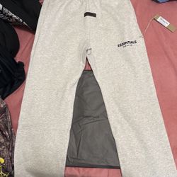 ESSENTIALS RELAXED SWEATPANTS “ LIGHT OATMEAL”