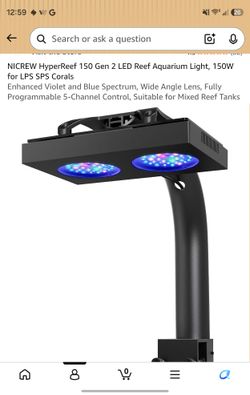2 nicrew 150w reef light gen 2