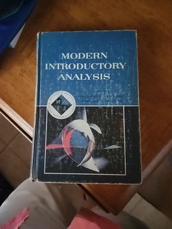 Modern Introductory Analysis, Collectible Textbook, Copyright 1961