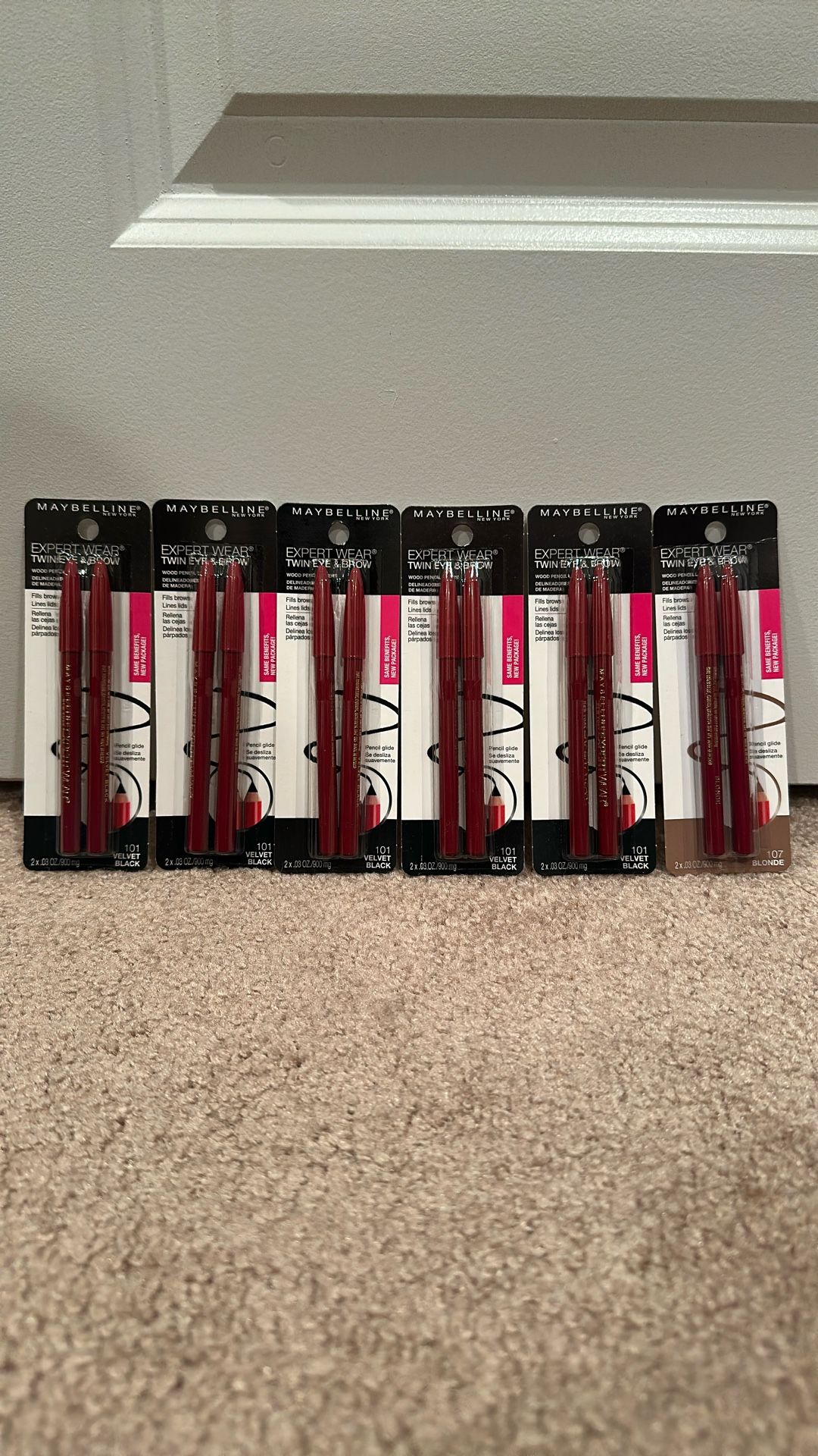2-pack Maybelline Expert Wear eye pencils: $2 each