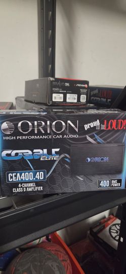 New!! Orion Elite 400 RMS 4ch Amplifier
