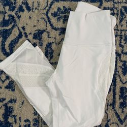 White Lululemon Leggings
