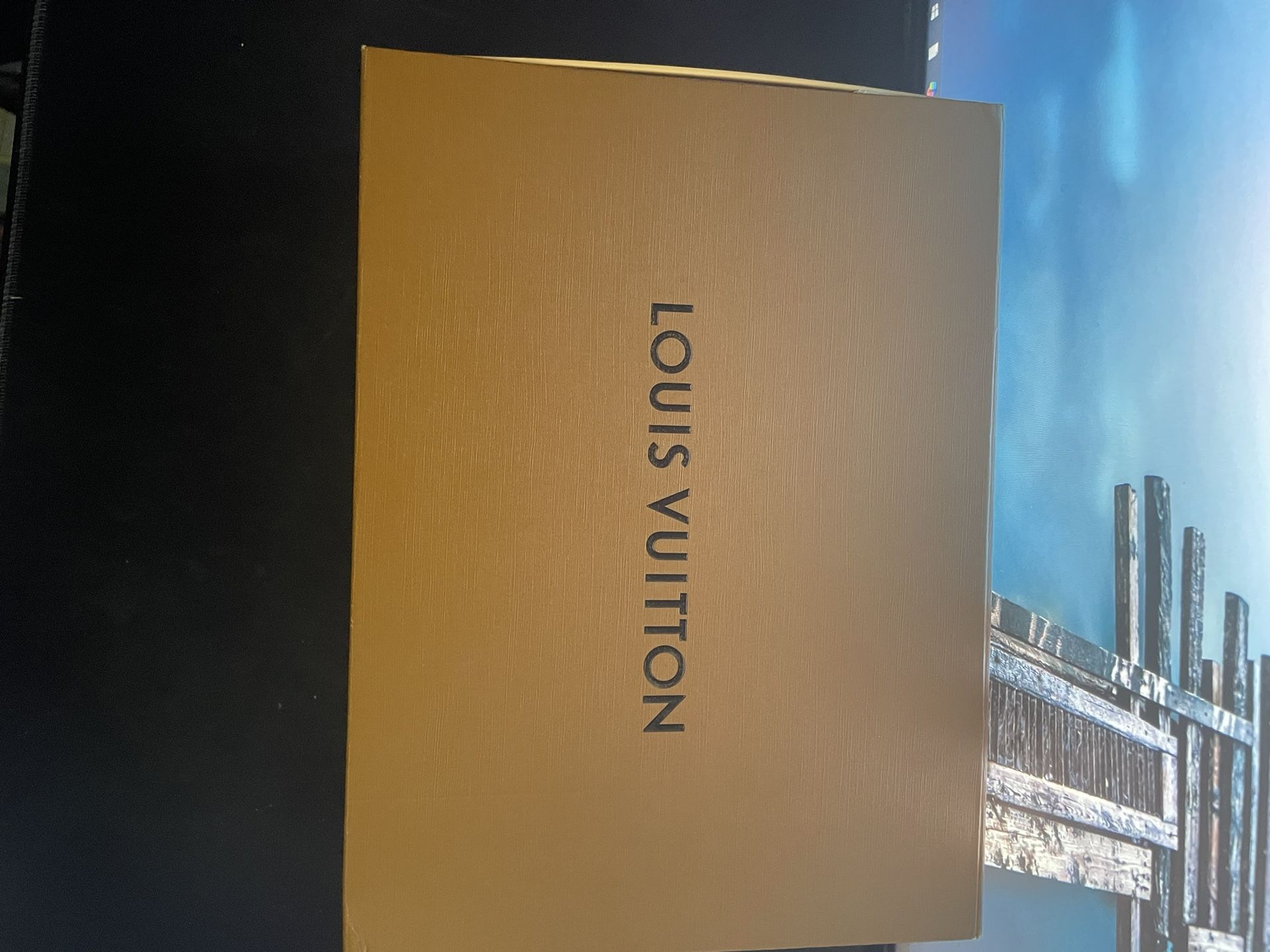 Black Lv Cross Body Bag