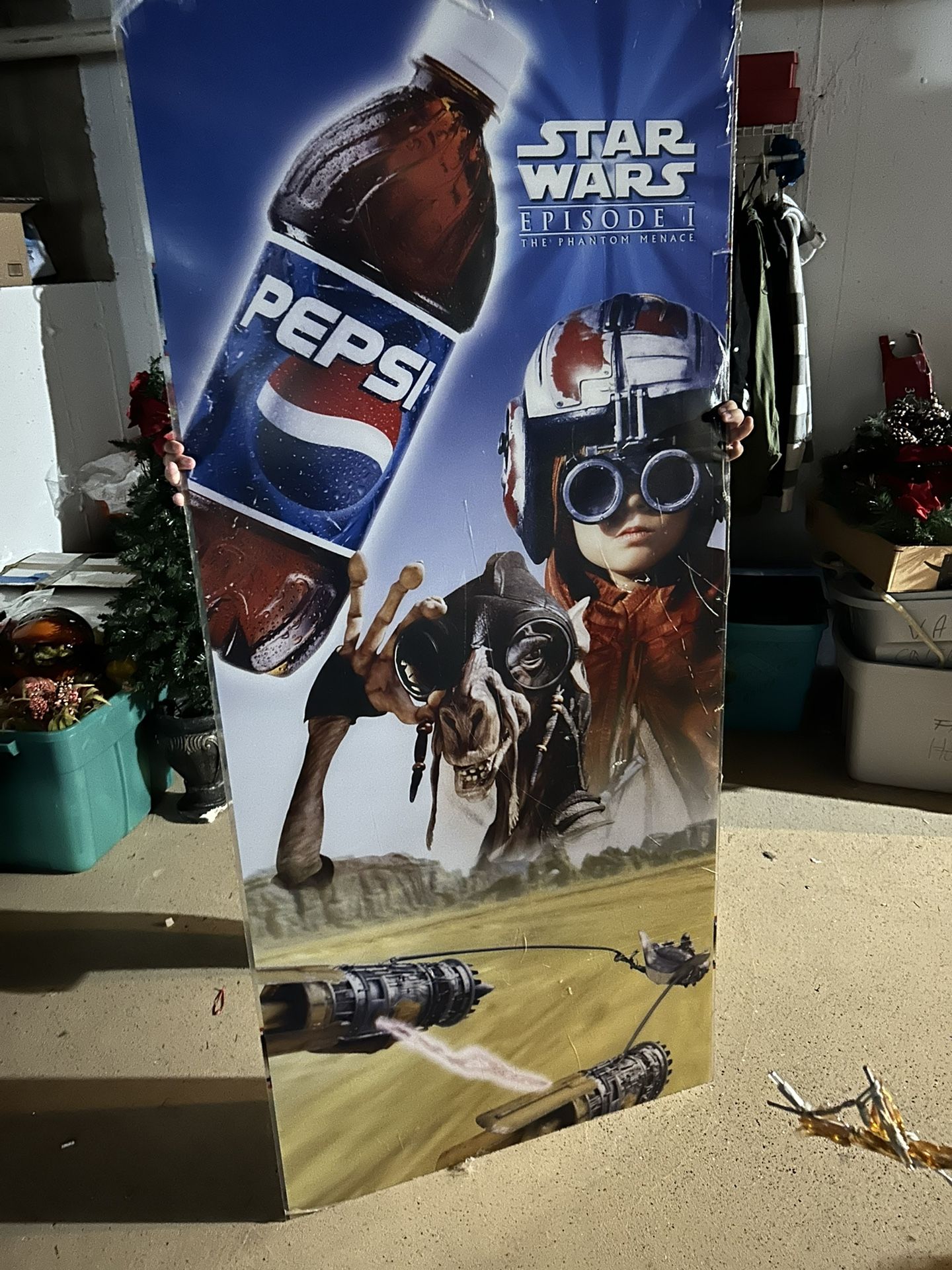 Star Wars Episode 1 Pepsi Vending Machine Faceplate