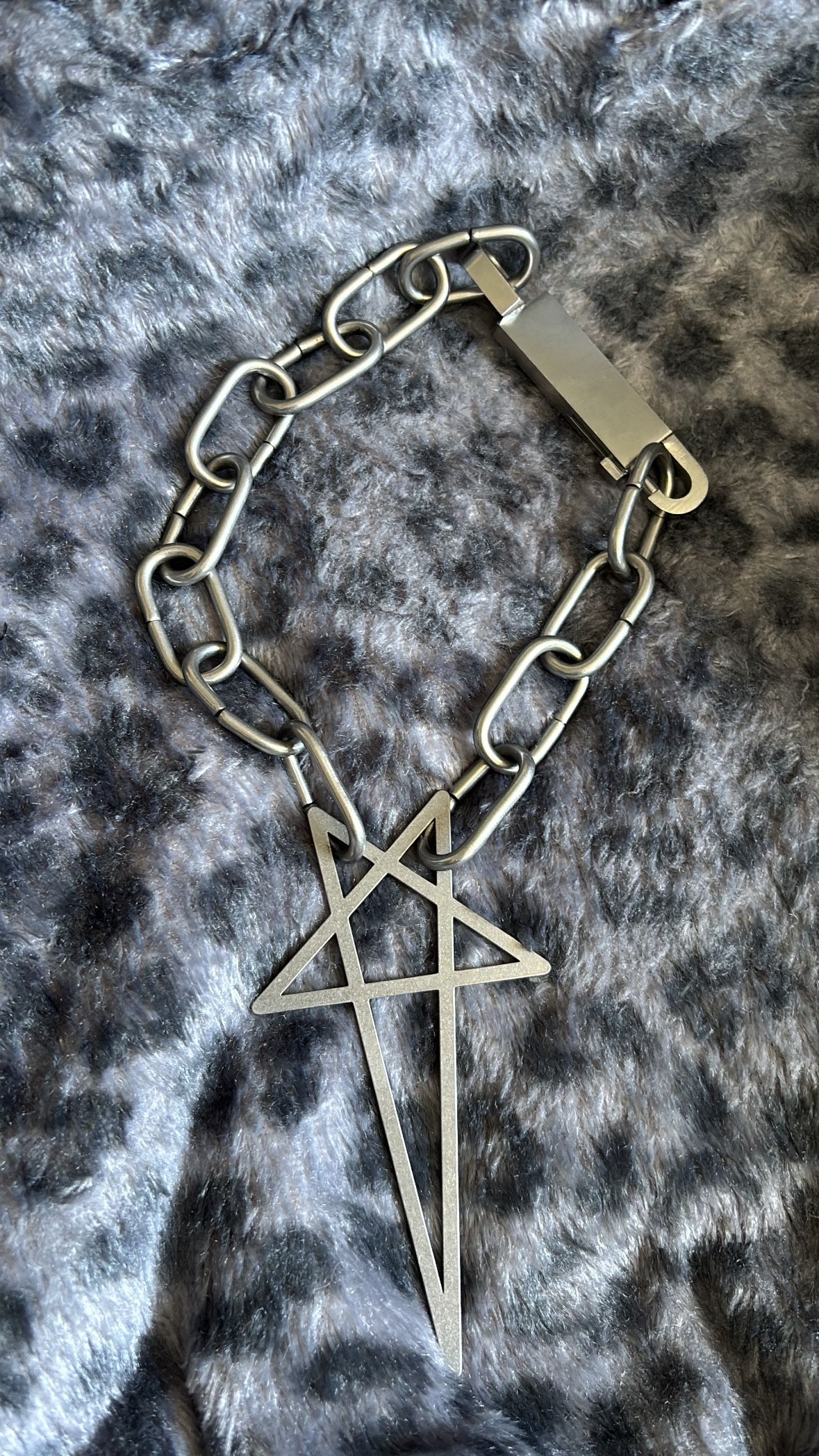 Rick Owens 2020 CHOKER PENTAGRAM CHAIN