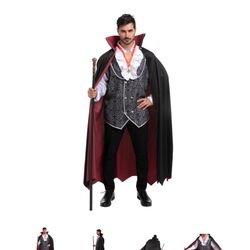 Vampire Costume Medium NEW