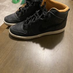 Nike SB Dunk Women's High Skinny Print Anthracite Tiger Women's Size 11