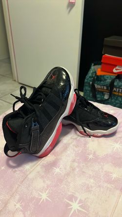 Red/Blk/White Size 1 Retro Jordans