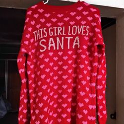 Medium To Large Santa Sweater