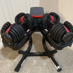 Bowflex SelectTech 552 Dumbbells + Stand 