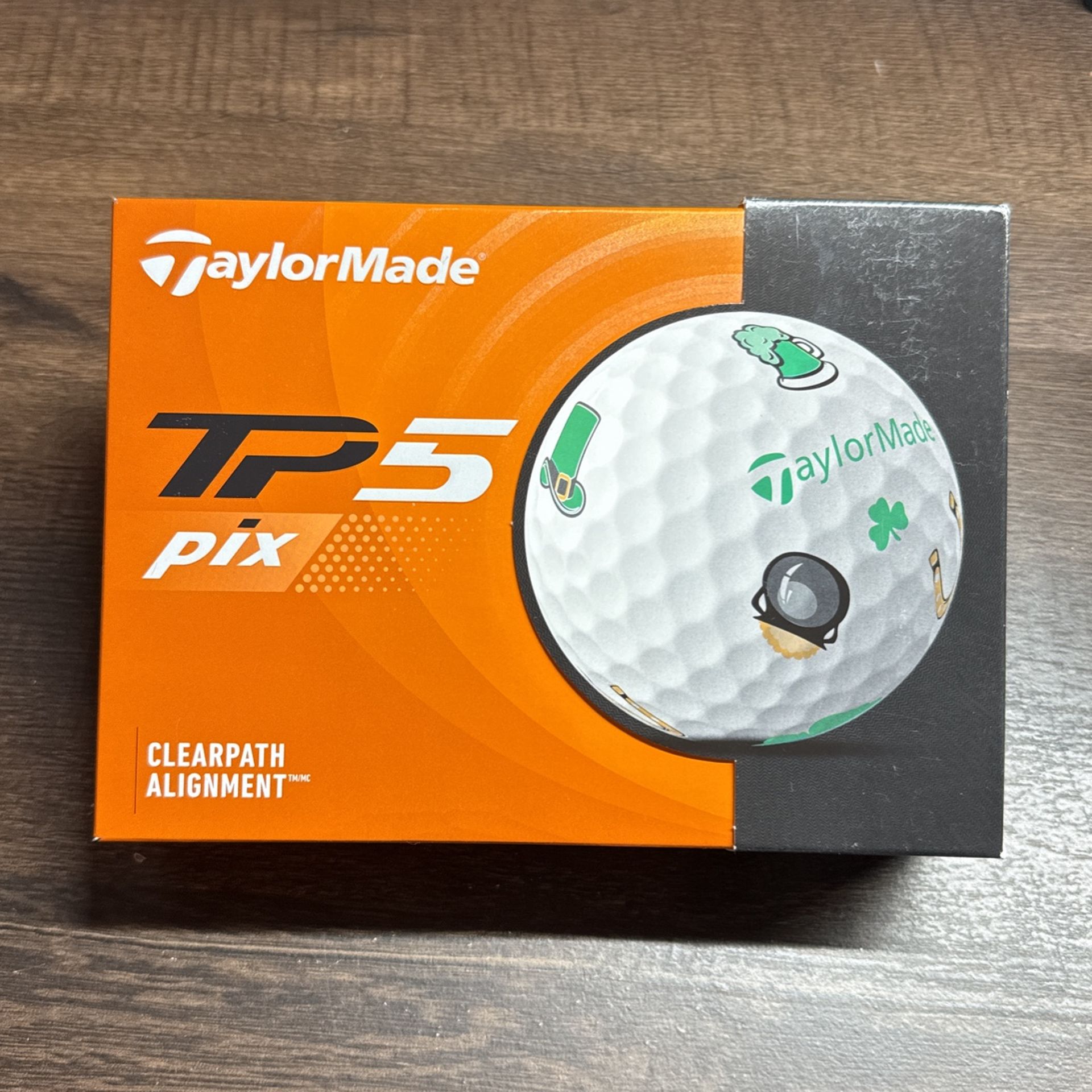 Taylormade TP5 Pix, St. Paddies (New) Golfballs