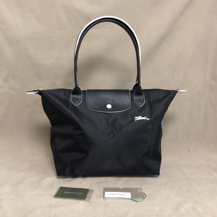 Longchamp Le Pliage 70th Anniversary  Tote Bag size large Black