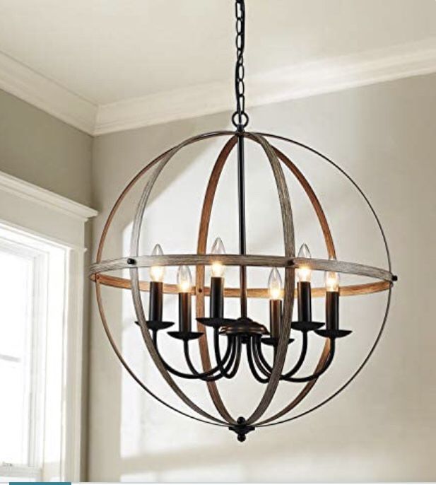Saint Mossi Light Rustic Chandelier,Traditional Chandelier in