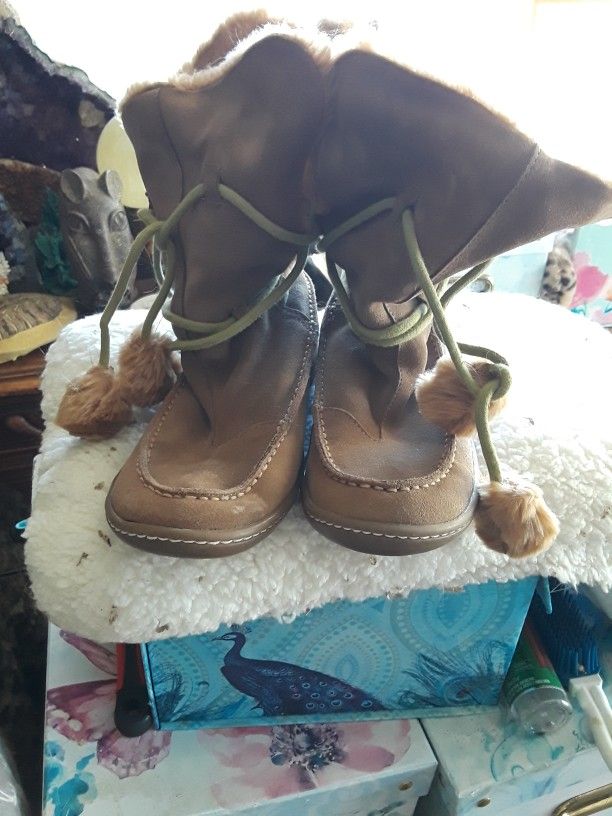 Steve Madden Suede Faux Fur Lined Boots