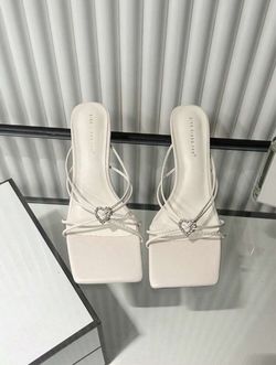 Open Toe High Heel Sandals (Lightly Used)