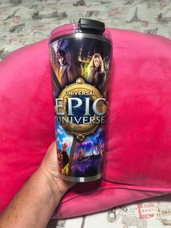 Brand New!! Universal Epic Universe Grand Opening Day 2025 Stainless Steel Tumbler Bottle