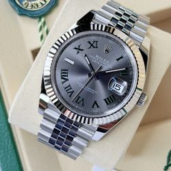 Brand new Rolex Datejust w/ Wimbledon Dial