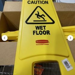 5 Brand New Wet Floor Signs 