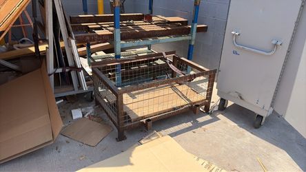 Steel Crate with Wire sides