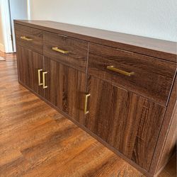Walnut buffet sideboard - Tv console