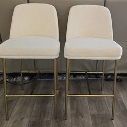 CHITA Counter Height Bar Stools Set of 2