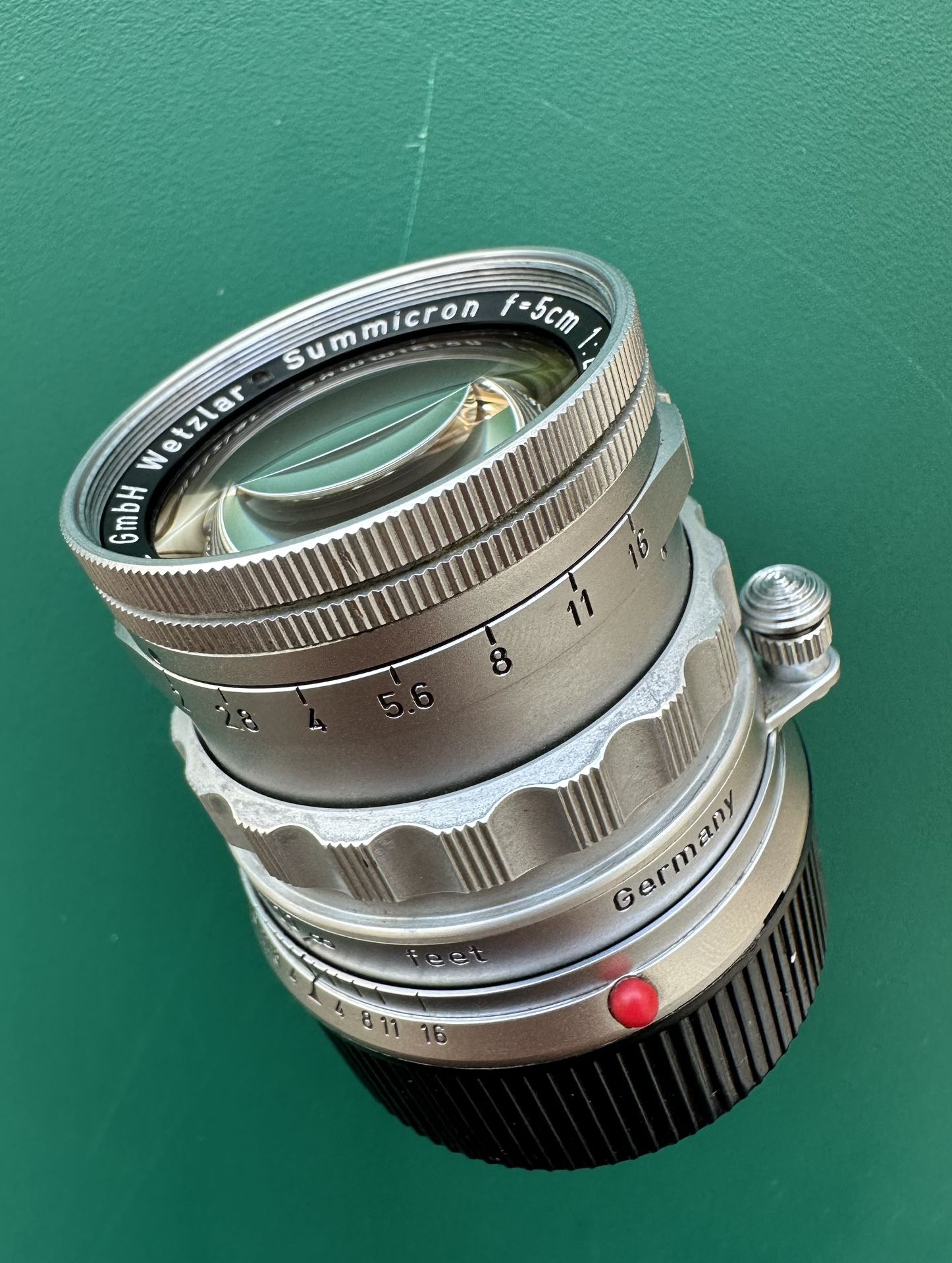 leica summicron 50mm f2 rigid v1