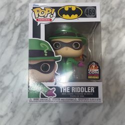 New $35! The Riddler LA Comic Con 2022 Show Exclusive 469 Funko Pop