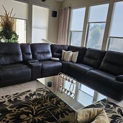 6 Piece Leather Recliner