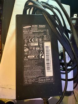 Samsung A6024_DSM 60W 19V AC/DC Adapter Black US Plug to Barrel Plug