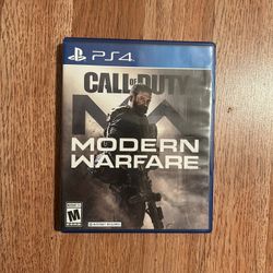 PlayStation 4 Call of Duty Modern Warfare Game