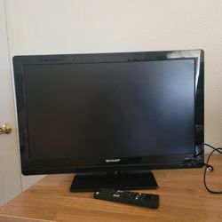 Small Tv With Remote, Sharp, Works Great!