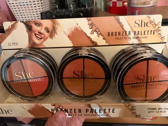 S.he Bronzer Palette 12-Piece Set