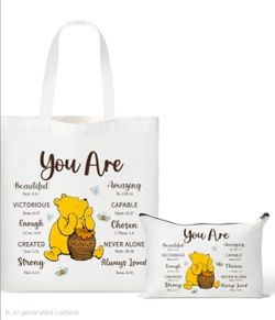 Winnie the Pooh Tote Bag and Pouch Set