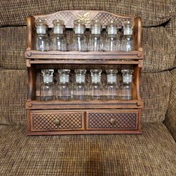 Vintage Spice Rack Circa 1960's