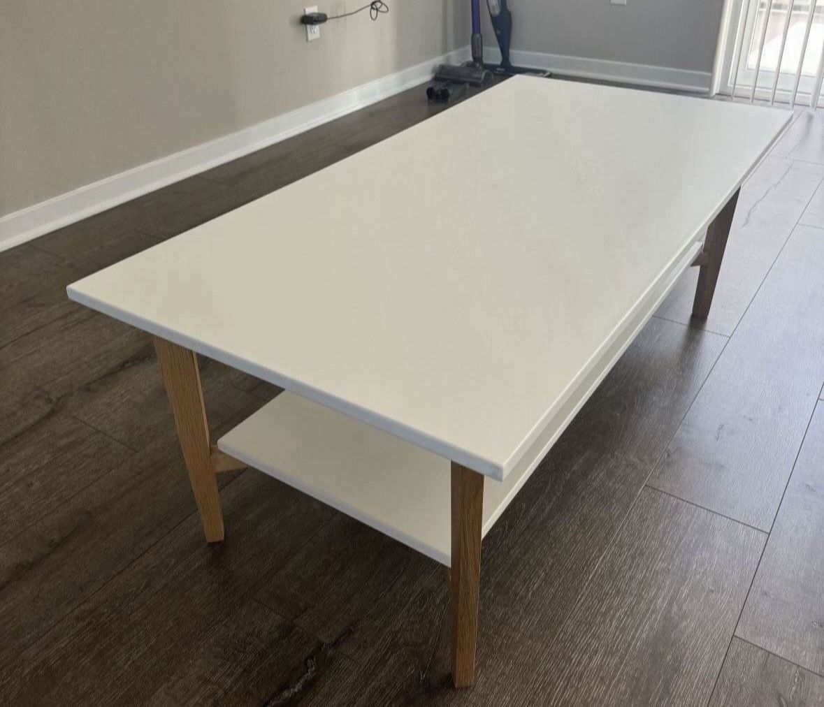 White Wood Coffee Table
