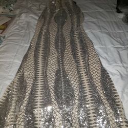 Silver and Gold Mermaid style Dress