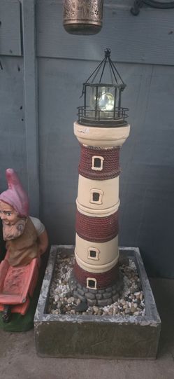 Solar Lightup lighthouse