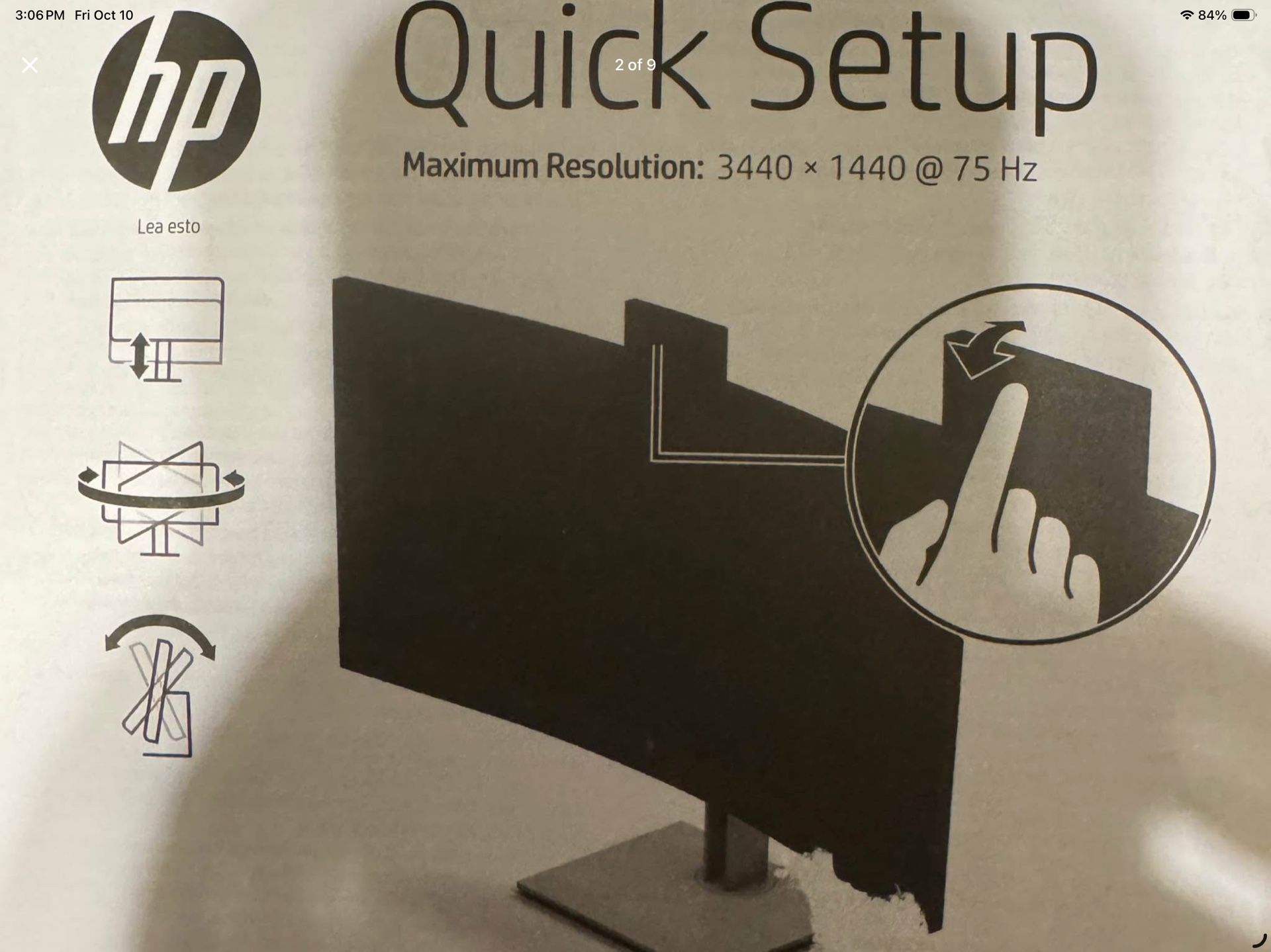 HP E34m G4 Monitor