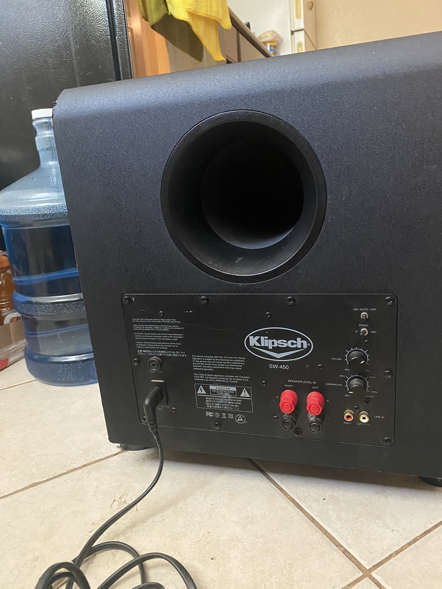 Subwoofer klipsch SW-450