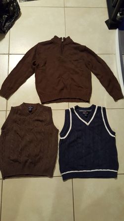 Sueter y chalecos talla 6-7 $10 x todo