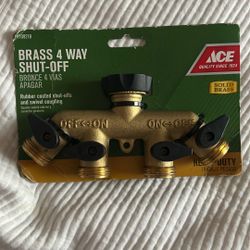 Brass 4 Way Hose Splitter 