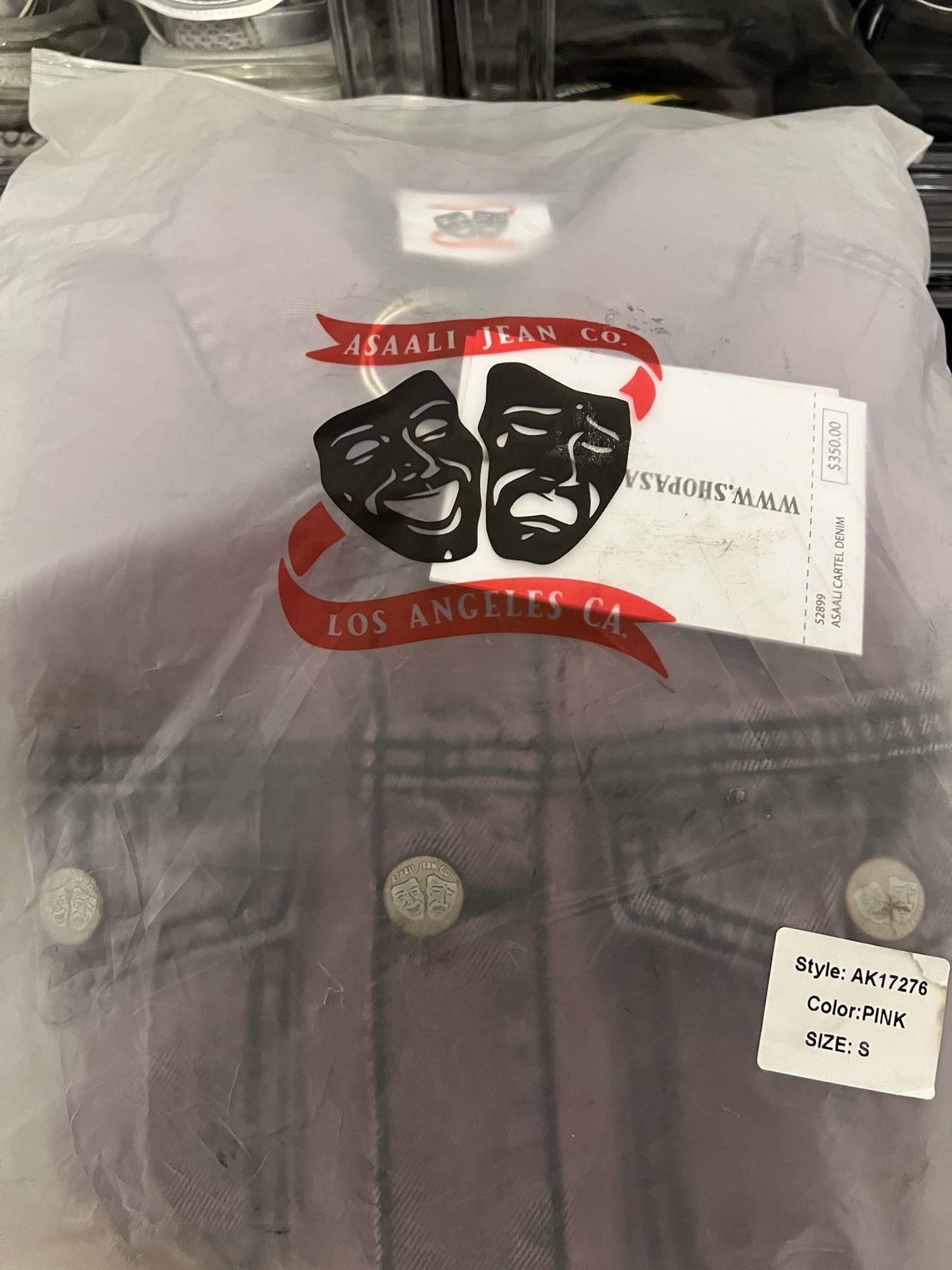 Asaali Jean Jacket Purple